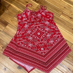 No Boundaries Paisley Tank Top